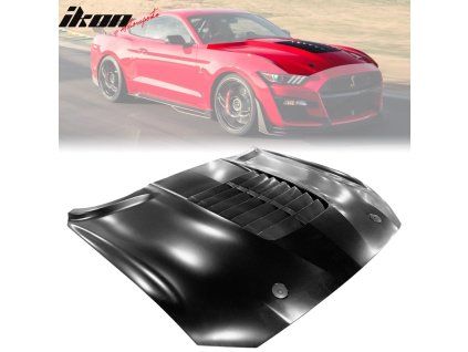 Ford Mustang 2018-2023 Capó estilo GT500, de aluminio, sin pintar