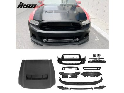 Ford Mustang GT500 Style 2010-2014 Cofano, bordo griglia