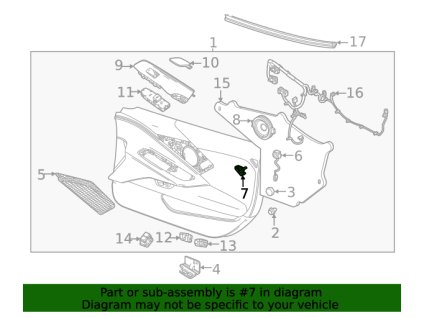 Chevrolet Corvette C8 Soumračně modrá mřížka předních dveří řidiče s aktivním potlačením hluku a mikrofonem