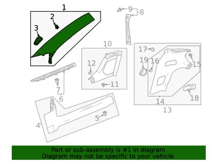 Chevrolet Corvette C8 F Formování 84791945, 84972506
