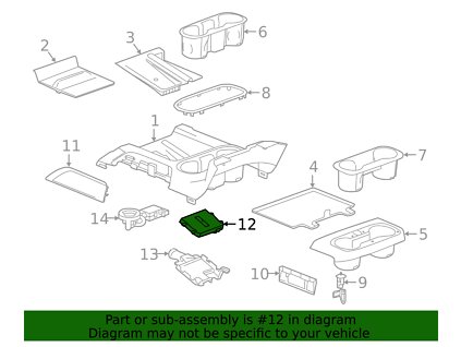 Chevrolet Corvette C8 Modulo F 13508882, 13536047, 13537344, 13547619, 13555222