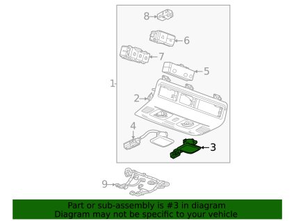 Chevrolet Corvette C8 Mikrofon komunikačního rozhraní na straně spolujezdce Jet Black