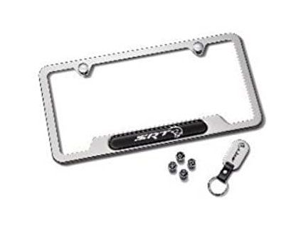 Support de plaque d'immatriculation argenté SRT HELLCAT (kit)