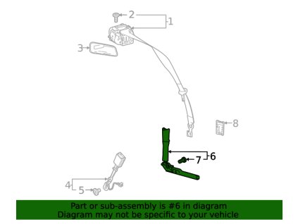 Chevrolet Corvette C8 Sada napínáků 84609116, 84894852