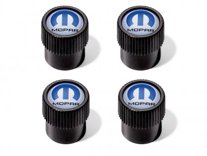 Pokrywy zaworów z logo Mopar niebieskie