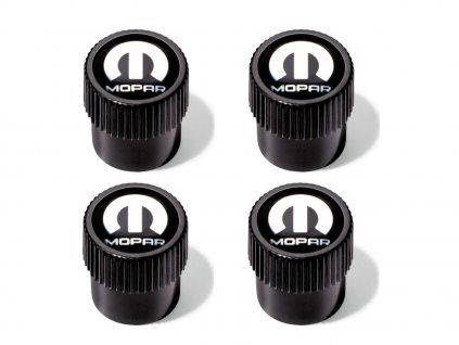 Bouchons de valve avec logo Mopar argentés