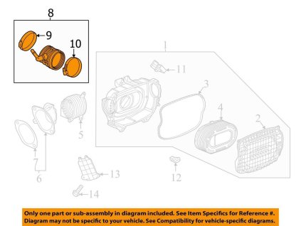 Chevrolet Corvette C8 Výstupní potrubí čističe vzduchu