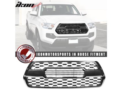 Toyota Tacoma T Style 2016-2023 Mřížka masky chladiče předního nárazníku s karbonovým potiskem