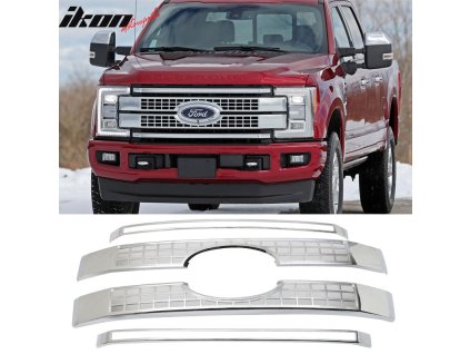 Ford F250 F350 F450 F550 2017-2019 Chrome Grille Grill