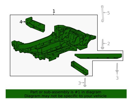 Chevrolet Corvette C8 Příčný nosník zavěšení 	84774464, 84854174, 84903385, 85107824, 85119262, 85637742