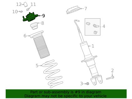 Chevrolet Corvette C8 Uchycení předních tlumičů