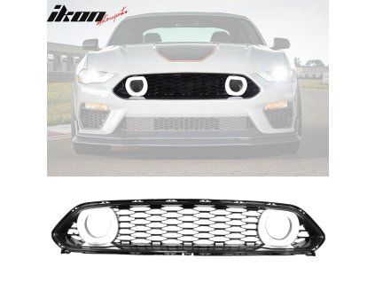 Ford Mustang Mach 1 2021-2023 Grille de calandre noire avec éclairage LED ABS