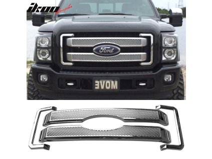 Ford F250 350 450 2011-2016 Mřížka masky chladiče platinová síťovaná