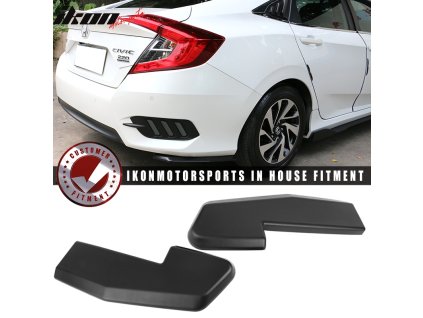 Univerzální splitter zadního nárazníku V 1 pískovaný černý s 8 šrouby PP