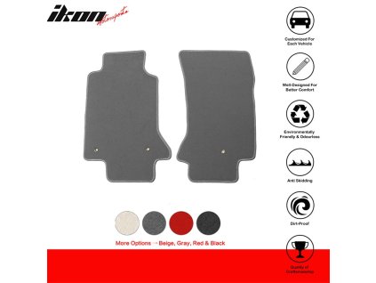 Chevrolet Corvette 1997-2004 Textilní koberce 2dílná sada nylon šedá