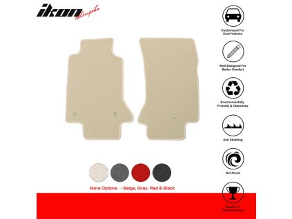 Chevrolet Corvette 1997-2004 Textilní koberce 2dílná sada nylon béžová