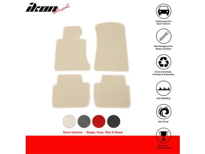 BMW E46 3 Series 1998-2006 Textilní koberce 4dílná sada nylon béžová