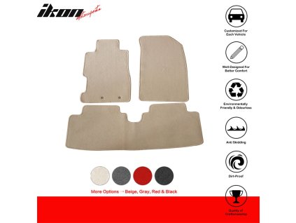 Honda Civic 2001-2005 Textilní koberce 3dílná sada nylon béžová