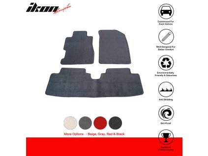 Honda Civic 2001-2005 Textilní koberce 3dílná sada nylon šedá