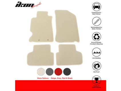 Acura RSX 2002-2006 Textilní koberce 4dílná sada, béžová, nylon