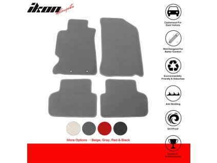 Acura RSX 2002-2006 Textilní koberce 4dílná sada šedá, nylon