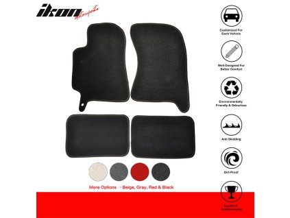Subaru Impreza WRX STI 2002-2007 Textilní koberce 4dílná sada nylon černá