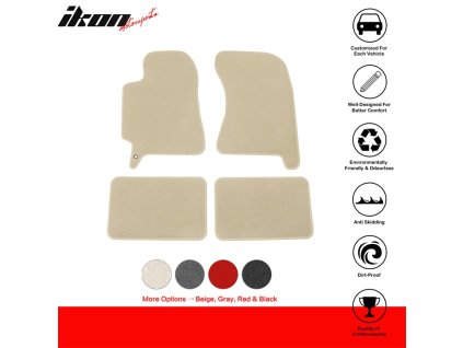 Subaru Impreza WRX STI 2002-2007 Textilní koberce 4dílná sada nylon béžová