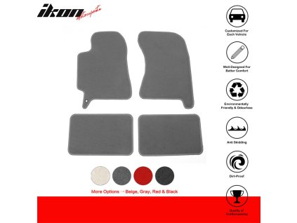 Subaru Impreza WRX STI 2002-2007 Textilní koberce 4dílná sada nylon šedá
