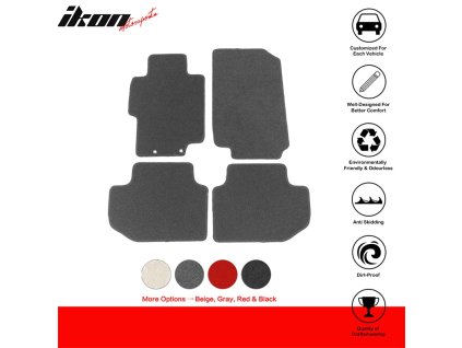 Honda Accord 2003-2007 Textilní koberce nylon šedá