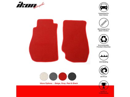 Nissan 350Z 2003-2009 Textilní koberce nylon červená