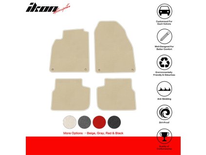 Saab 9-3 2003-2011 Textilní koberce 4dílná sada nylon béžová