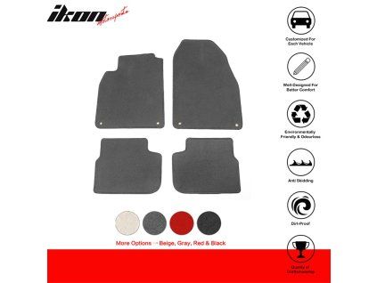 Saab 9-3 2003-2011 Tapis textile jeu de 4 pièces nylon gris