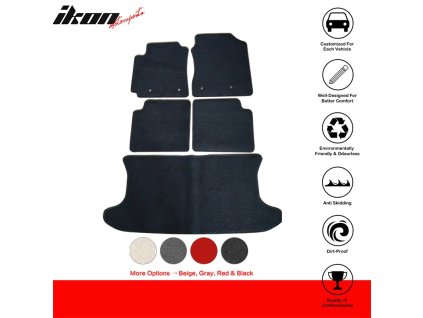 Scion xB 2004-2007 Textilní koberce 5dílná sada nylon černá