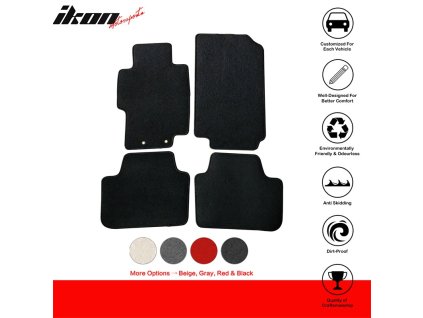 Acura TSX 2004-2008 Textilní koberce 4dílná sada černá, nylon