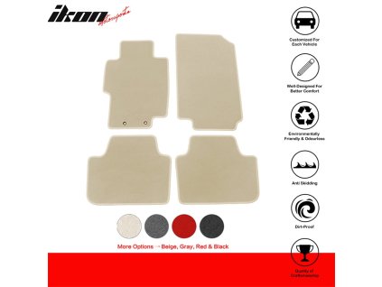 Acura TSX 2004-2008 Textilní koberce 4dílná sada béžová,  nylon