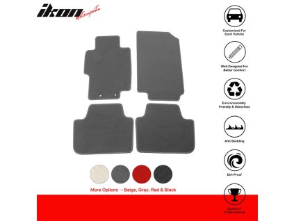 Acura TSX 2004-2008 Textilní koberce 4dílná sada černá, nylon