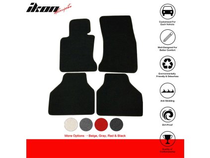 BMW E65 7-Series 2004-2009 Textilní koberce nylon černá