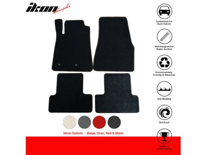 Ford Mustang 2005-2009 Textilní koberce 4dílná sada nylon černá