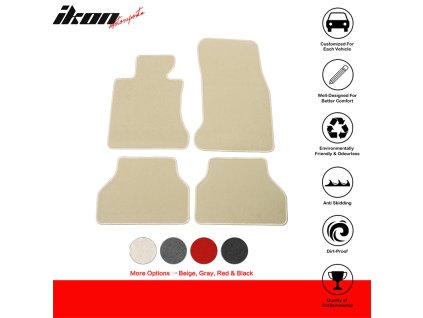 BMW E60 5-Series Sedan 2005-2010 Textilní koberce nylon béžová