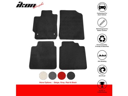 Toyota Camry 2007-2011 Tappetini in tessuto set da 4 pezzi nylon nero