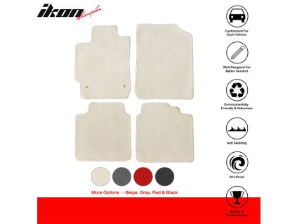 Toyota Camry 2007-2011 Tappetini in tessuto set da 4 pezzi nylon beige