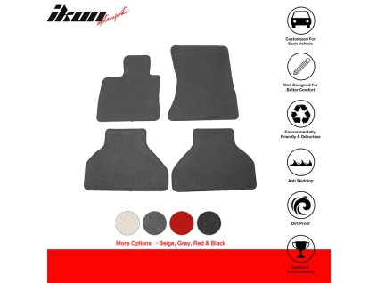 BMW E70 X5 2007-2012 Textilní koberce nylon šedá