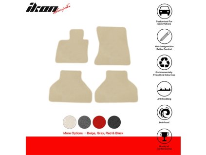 BMW E70 X5 2007-2012 Textilní koberce nylon béžová