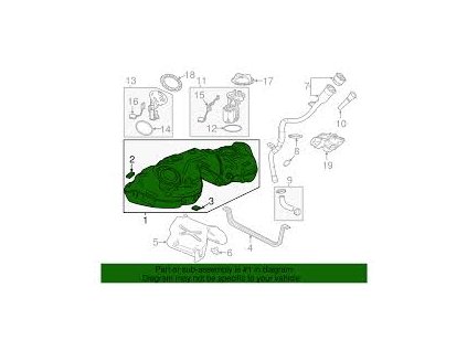 Chevrolet Camaro 6.gen Palivová nádrž 23375554, 23421807, 84423984, 84518505, 86790827