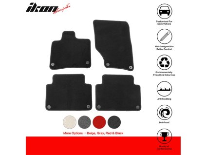 Audi Q7 2007-2015 Textilní koberce nylon černá