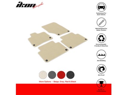 Audi Q7 2007-2015 Textilní koberce nylon béžová