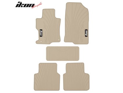 Honda Accord Sedan 4-Door 2008-2012 Gumové koberce 4dílná sada béžová