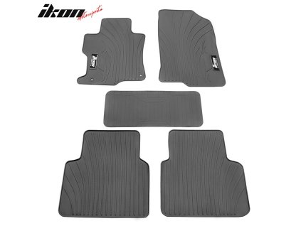 Honda Accord Sedan 4-Door 2008-2012 Gumové koberce 4dílná sada šedá