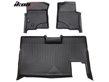 Ford F-150 Super Crew Cab 2009-2014 Gumové koberce TPE 3D černá