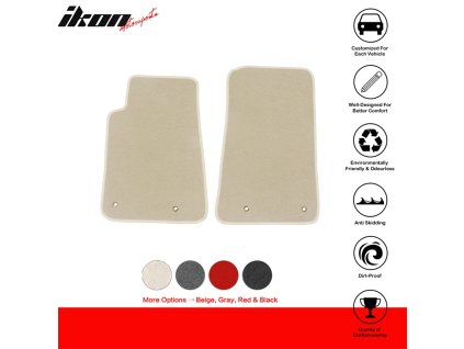 Chevrolet Camaro 2010-2015 Textilní koberce 2dílná sada nylon béžová
